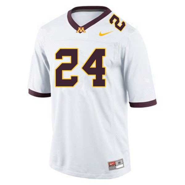 Men #24 Abner Dubar Minnesota Golden Gophers College Football Jerseys Sale-White - Click Image to Close